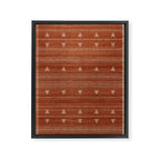 Heddle in Rust Framed Canvas Print Gallery Image 8