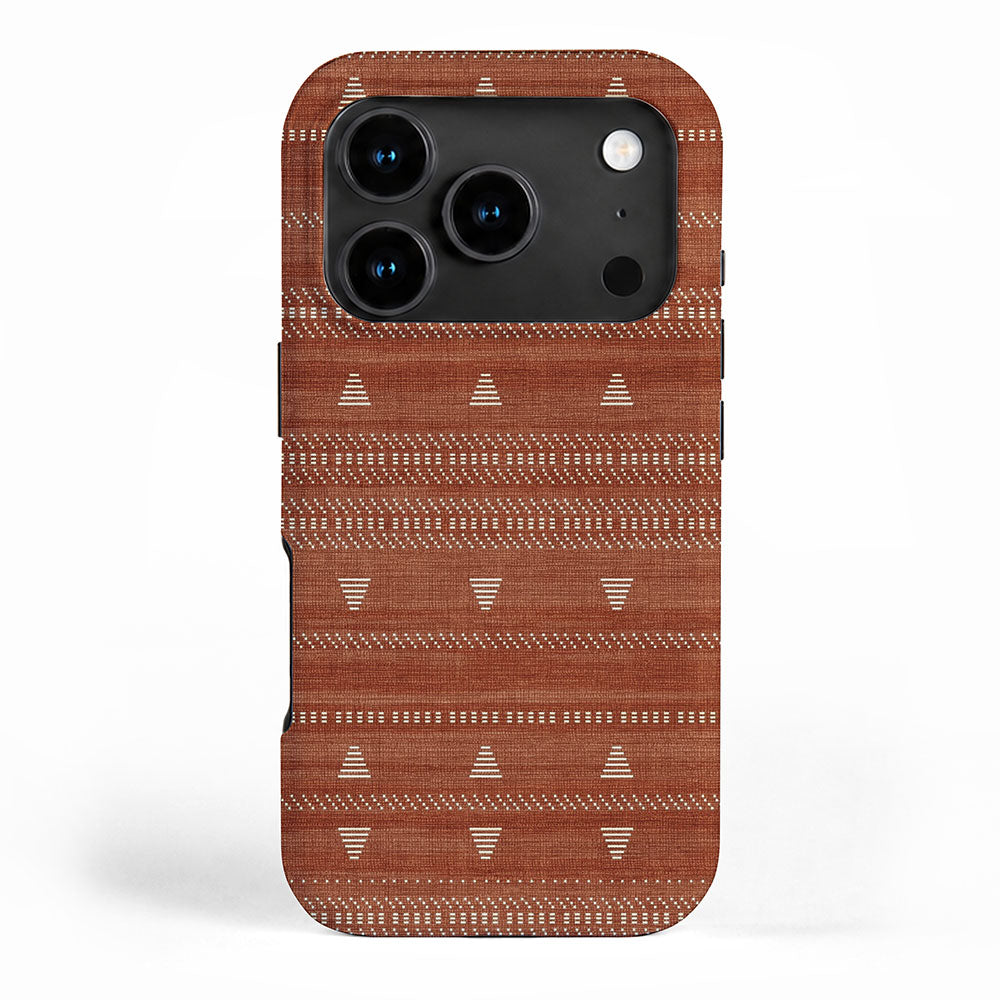 Heddle in Rust iPhone Case Gallery Image 1