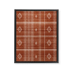Musa in Rust Framed Canvas Print Gallery Image 8