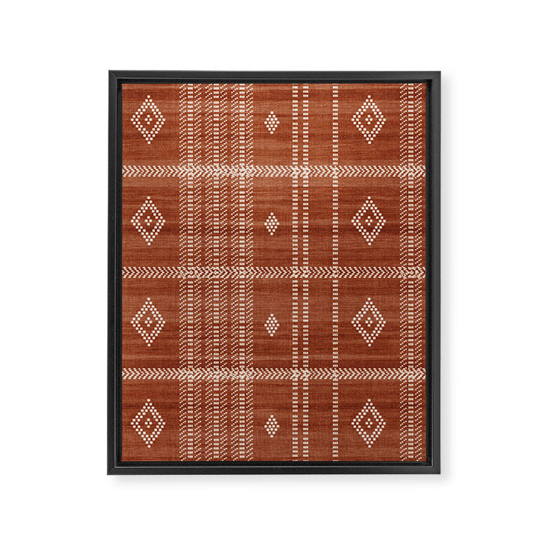 Musa in Rust Framed Canvas Print Gallery Image 8