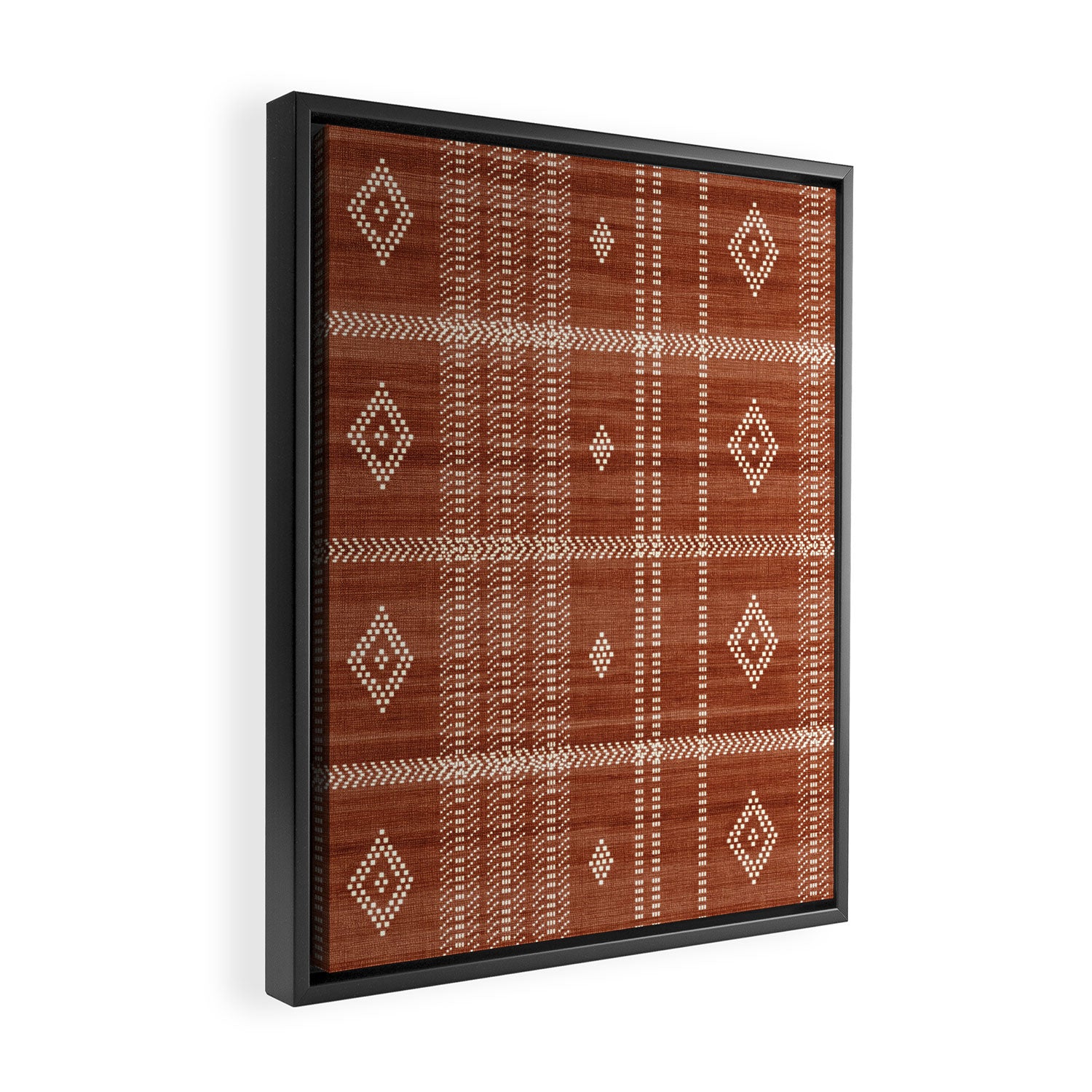 Musa in Rust Framed Canvas Print Gallery Image 2