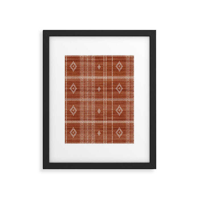 Musa in Rust Framed Art Print Gallery Image 1