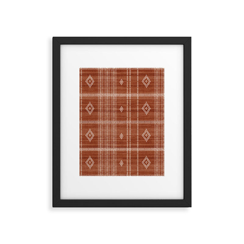 Musa in Rust Framed Art Print Gallery Image 6