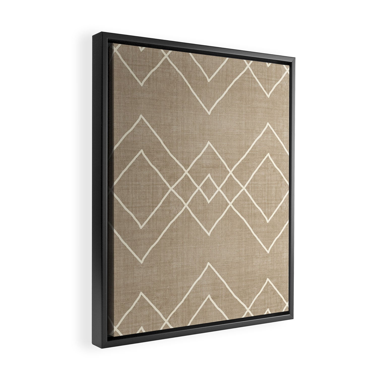 Nudo in Tan Framed Canvas Print Gallery Image 2