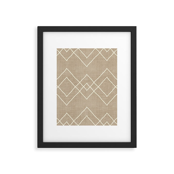 Nudo in Tan Framed Art Print Gallery Image 1