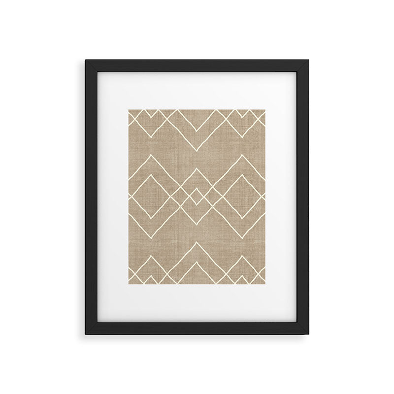 Nudo in Tan Framed Art Print Gallery Image 6