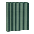 Pinstripe in Green Canvas Print Gallery Image 8