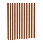 Pinstripe in Rust Canvas Print Gallery Image 8