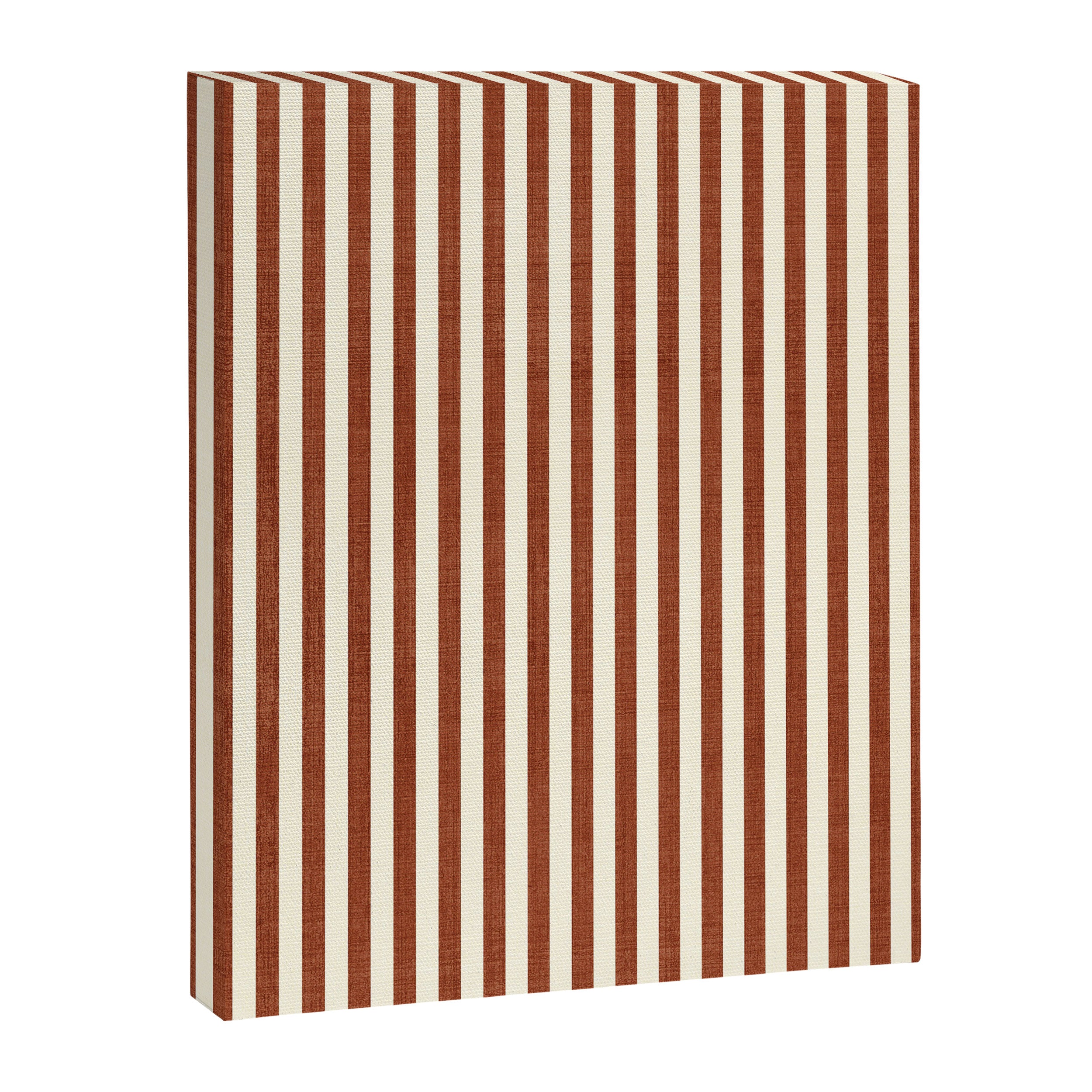 Pinstripe in Rust Canvas Print Gallery Image 8