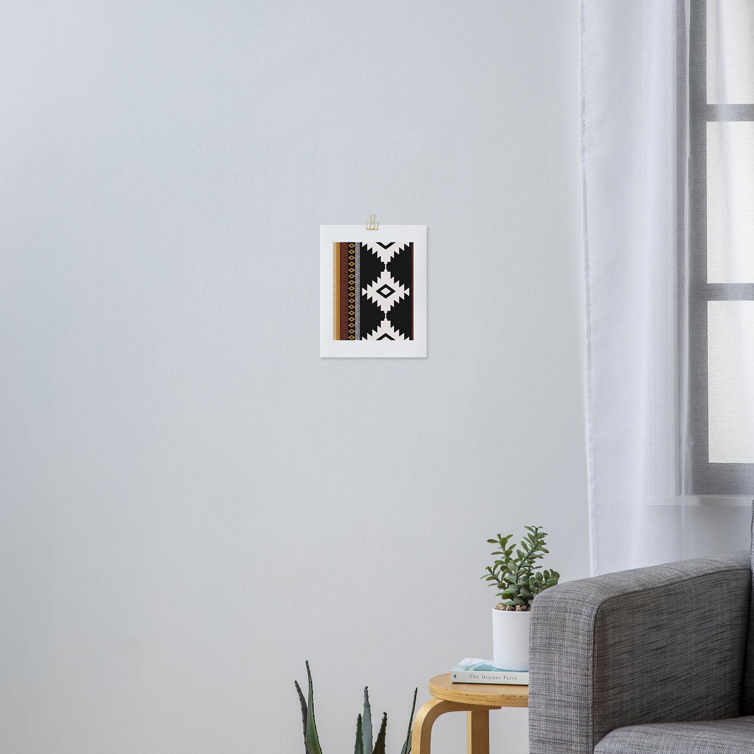 Pueblo in Sienna Art Print Gallery Image 3