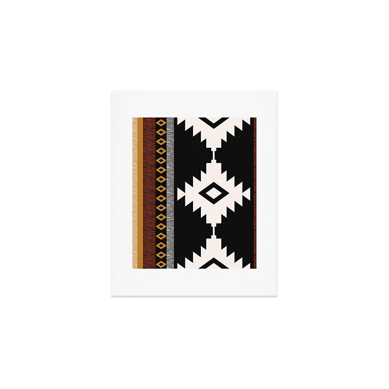 Pueblo in Sienna Art Print Gallery Image 1