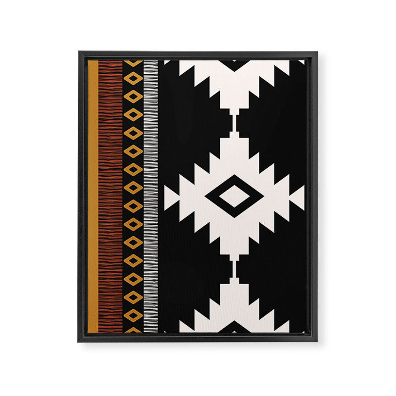 Pueblo in Sienna Framed Canvas Print Gallery Image 8