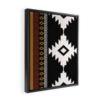 Pueblo in Sienna Framed Canvas Print Gallery Image 2