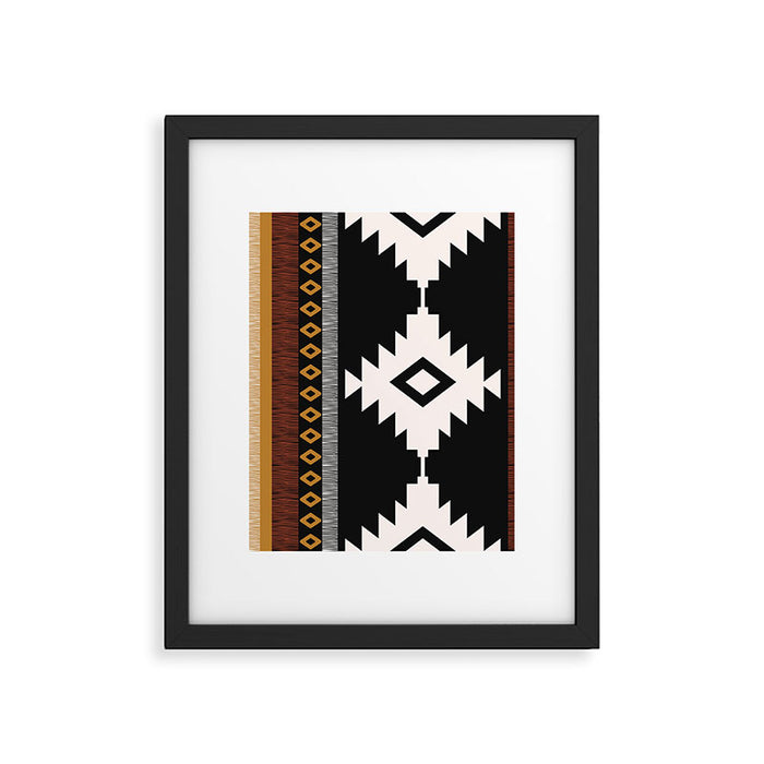 Pueblo in Sienna Framed Art Print Gallery Image 1