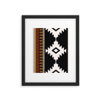 Pueblo in Sienna Framed Art Print Gallery Image 4