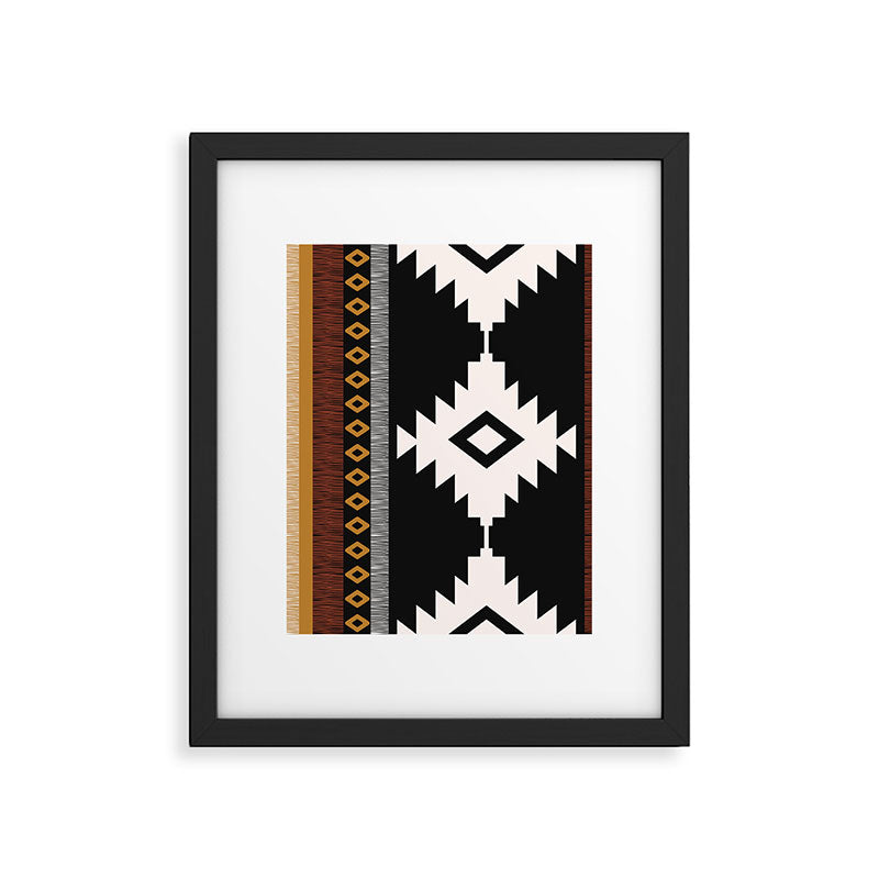 Pueblo in Sienna Framed Art Print Gallery Image 4
