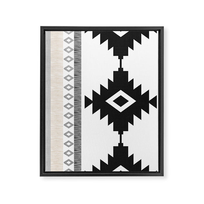 Pueblo in Tan Framed Canvas Print Gallery Image 1