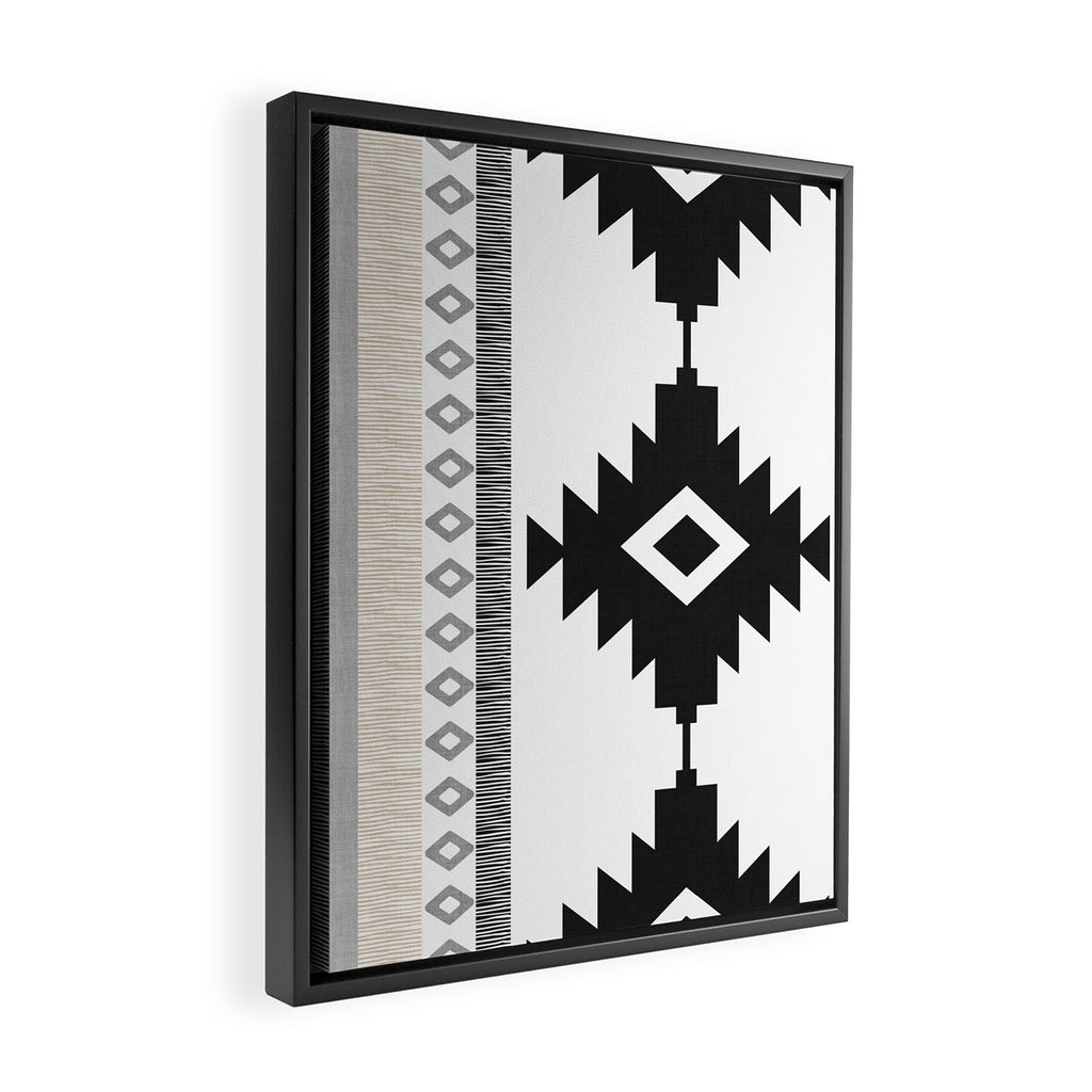 Pueblo in Tan Framed Canvas Print Gallery Image 2