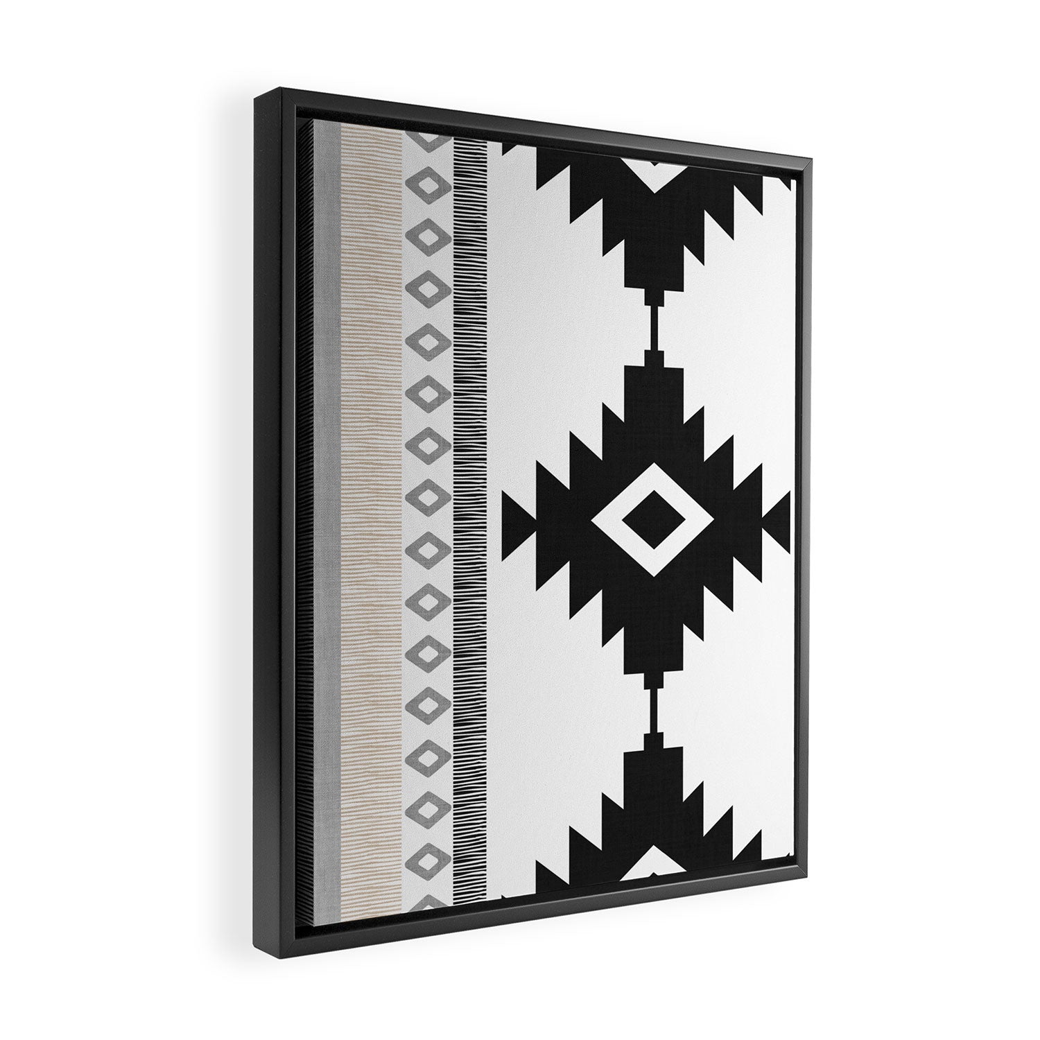 Pueblo in Tan Framed Canvas Print Gallery Image 2