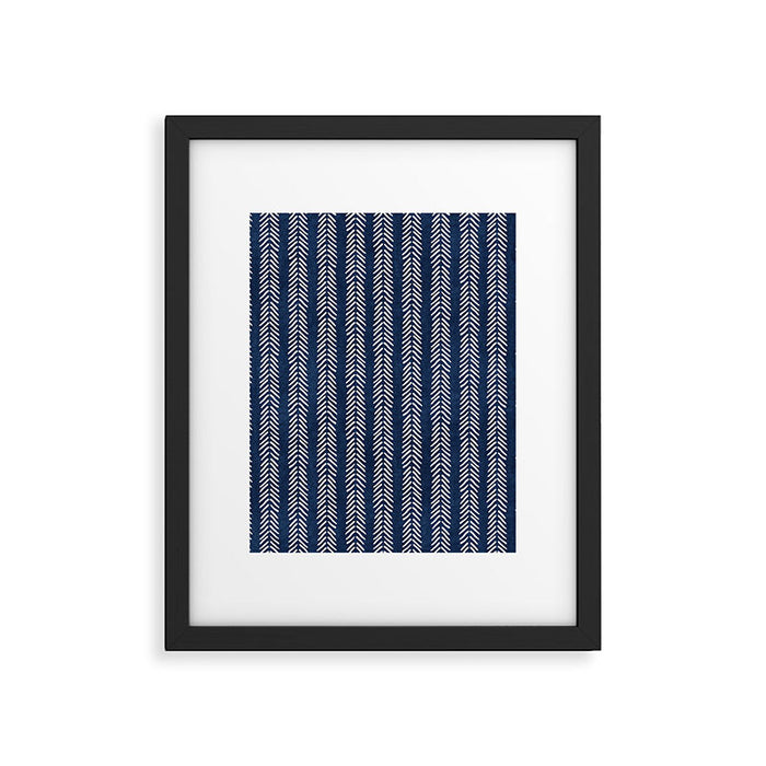 Small Navy Arrowheads Framed Art Print Gallery Image 1