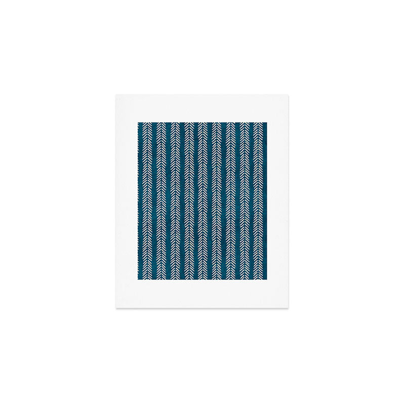 Small Teal Arrowheads Art Print Gallery Image 1
