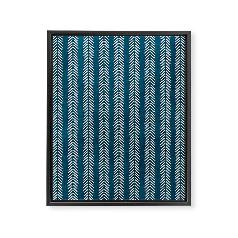 Small Teal Arrowheads Framed Canvas Print Gallery Image 8