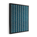 Small Teal Arrowheads Framed Canvas Print Gallery Image 2