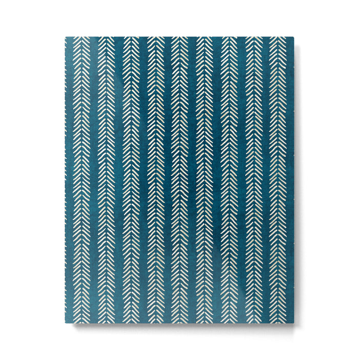 Small Teal Arrowheads Metal Print Gallery Image 1