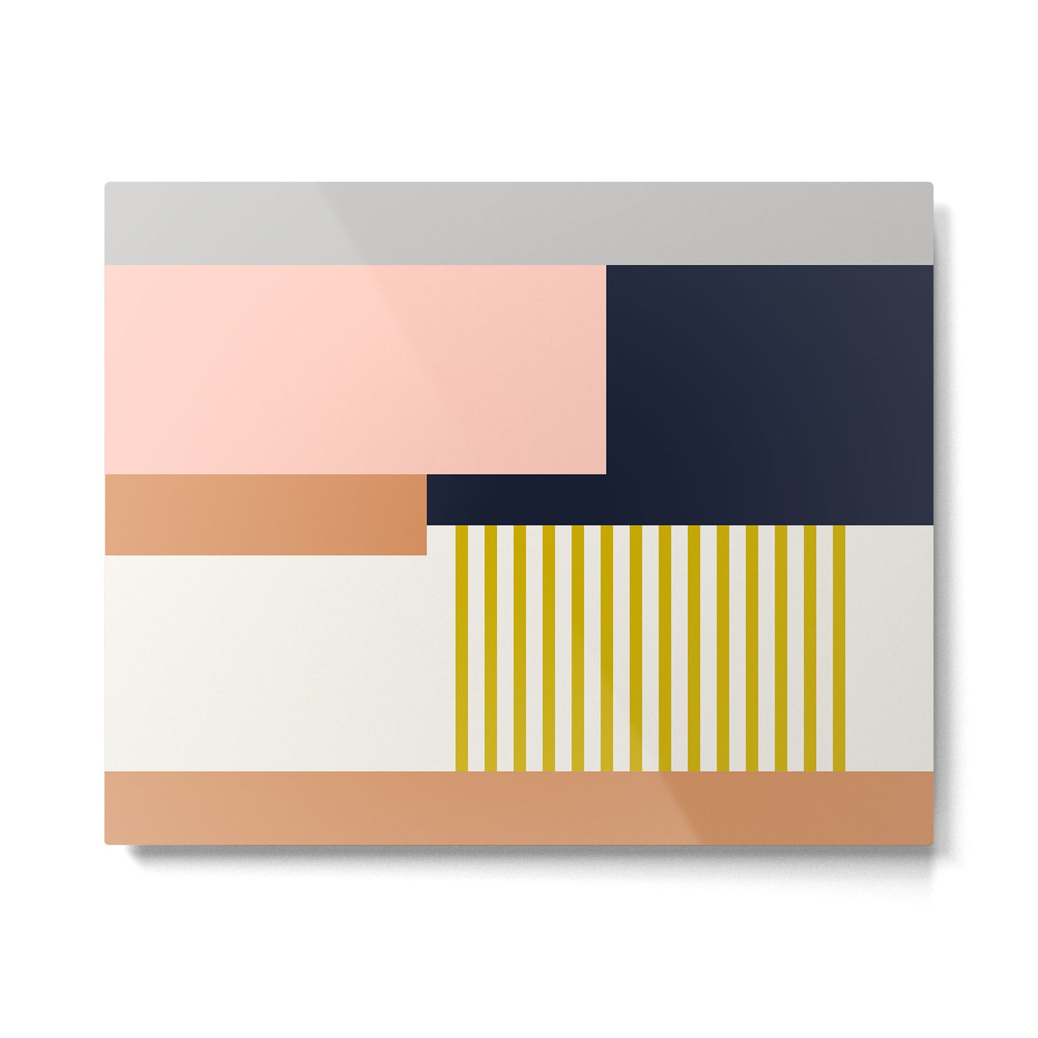 Sol Abstract Geometric Print in Multi Metal Print Gallery Image 4
