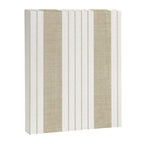 Ticking Stripe in Tan Canvas Print Gallery Image 8