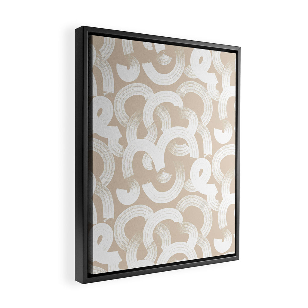 Tor in Tan Framed Canvas Print Gallery Image 2