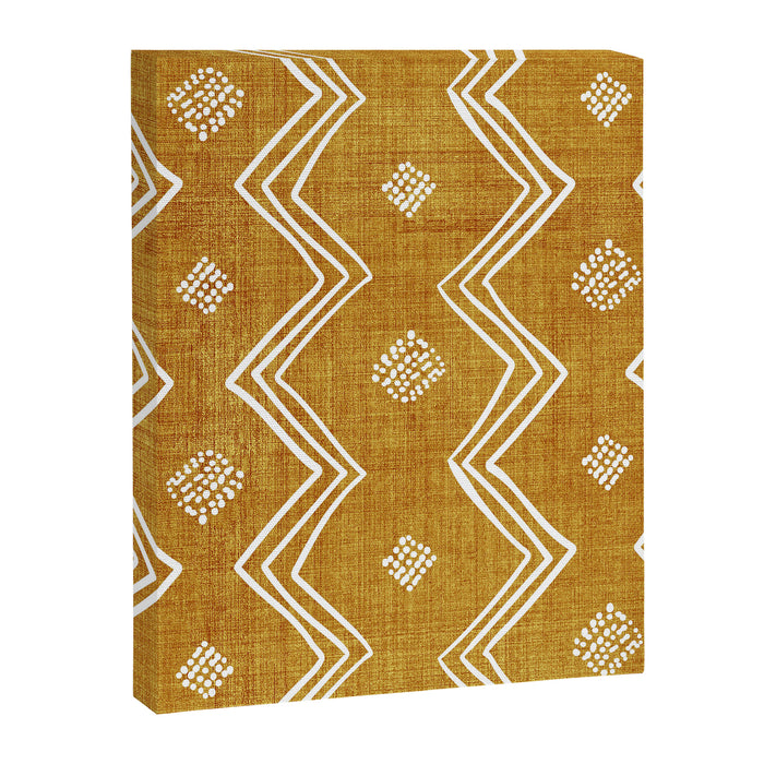 Village in Gold Canvas Print Gallery Image 1