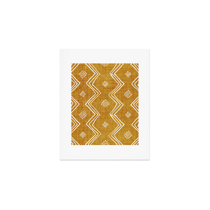 Village in Gold Art Print Gallery Image 1