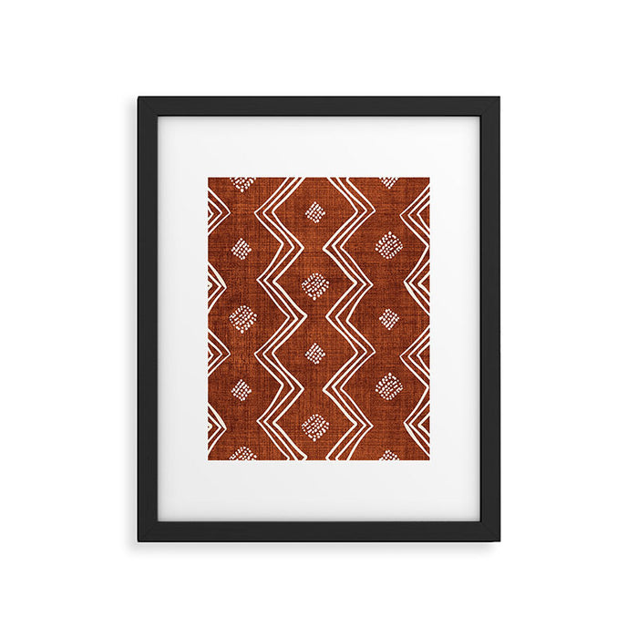 Village in Rust Framed Art Print Gallery Image 1