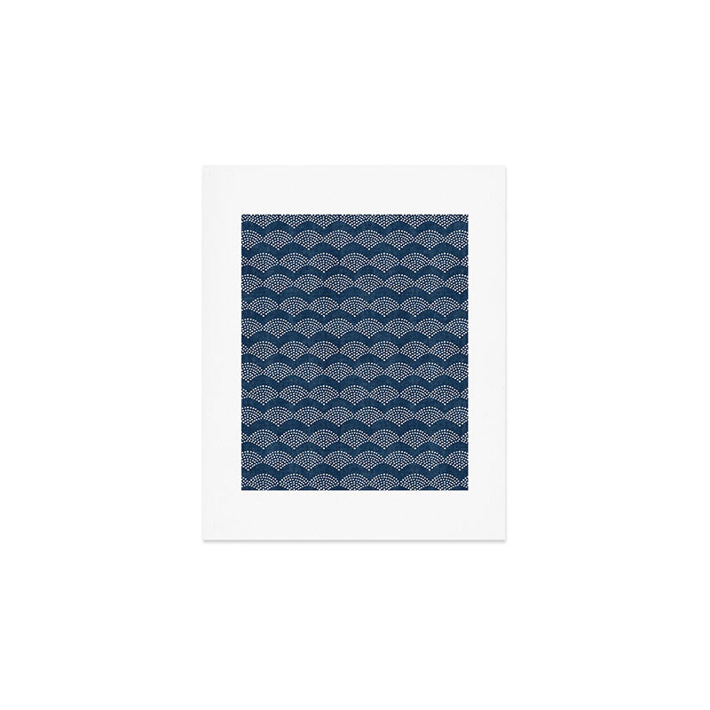 Wabi Sabi Arches in Blue Art Print Gallery Image 1