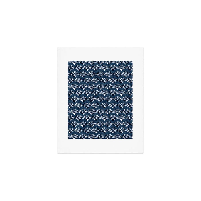 Wabi Sabi Arches in Blue Art Print Gallery Image 1