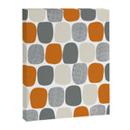 Wonky Ovals in Orange Canvas Print Gallery Image 8