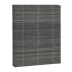 Woven Stripe in Charcoal Canvas Print Gallery Image 8