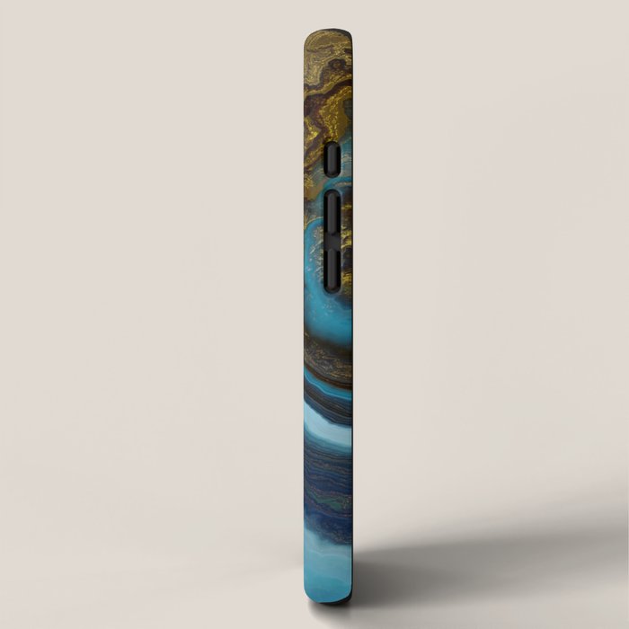 Blue Agate iPhone Case Gallery Image 2