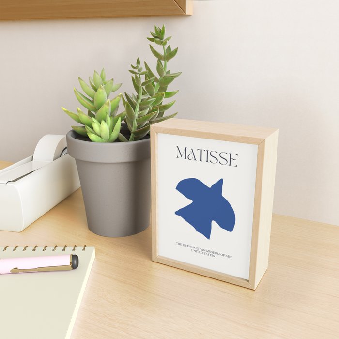 Matisse Blue Bird Cutout  Mini Art Print Gallery Image 2