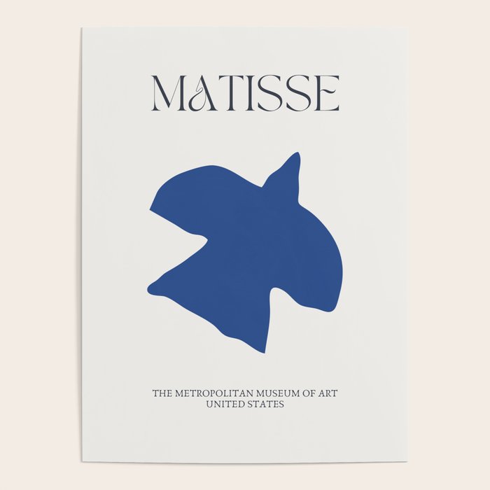 Matisse Blue Bird Cutout  Poster Gallery Image 4