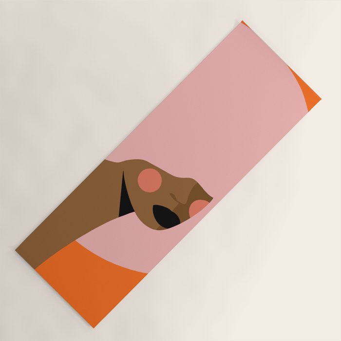 Pink Power Yoga Mat Gallery Image 1