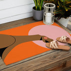 Pink Power Outdoor Rug Gallery Image 2