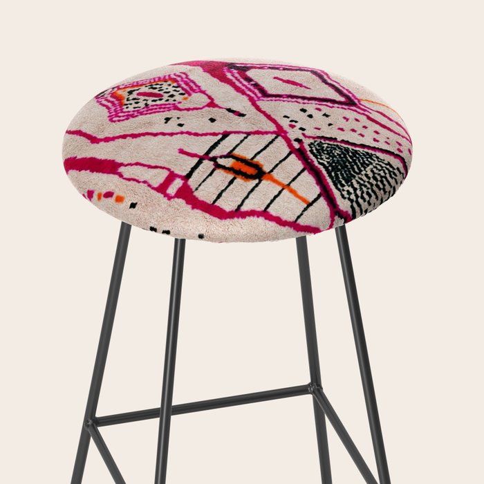 Heritage Oriental Moroccan Carpet Design Stool Gallery Image 2