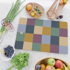 Bold Retro Checks Pattern - Large XIV Cutting Board Gallery Image 2