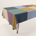 Bold Retro Checks Pattern - Large XIV Tablecloth Gallery Image 1