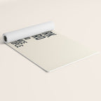 Work hard and be nice to people, vintage sign, inspirational quote, motivational, funny Yoga Mat Gallery Image 2