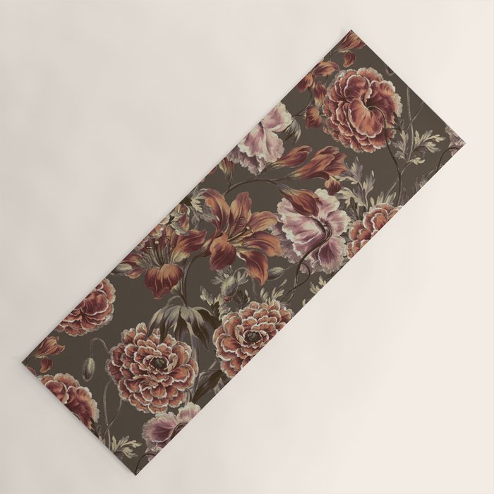ORANGE LILY AND POPPY Yoga Mat Gallery Image 1