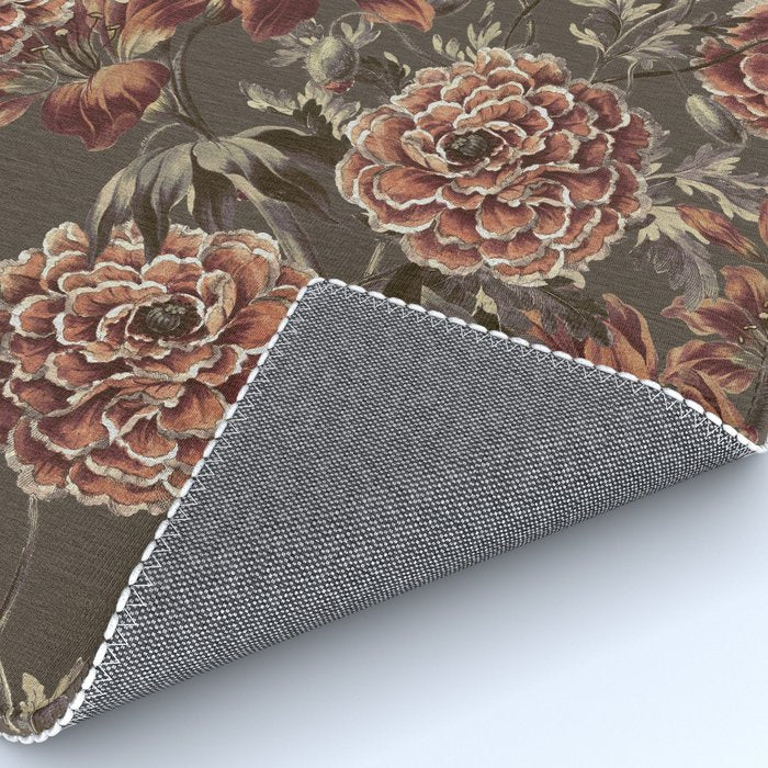 ORANGE LILY AND POPPY Rug Gallery Image 4