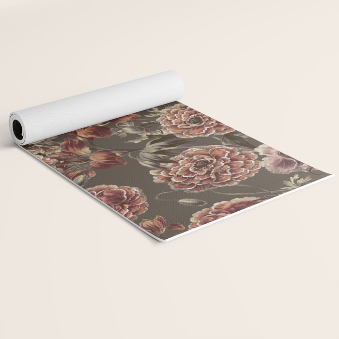 ORANGE LILY AND POPPY Yoga Mat Gallery Image 2